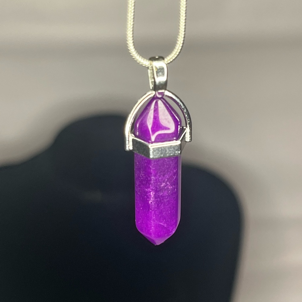BOGO Purple Crystal Necklace